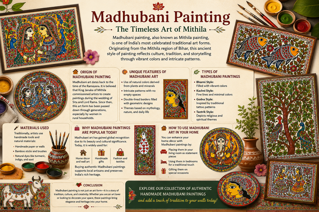 🎨 Madhubani Painting: The Timeless Art of Mithila